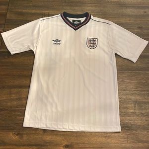 Authentic 1986 England Home soccer jersey Small New